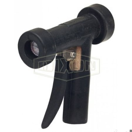 Dixon Temperature Indicating Spray Nozzle, 1/2 in FNPT, 12.5 GPM, 150 psi, Bronze, Black, Domestic BWSG-TI